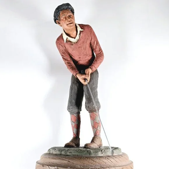 Michael Garman | Art | The Golfer Sculpture By Michael Garman